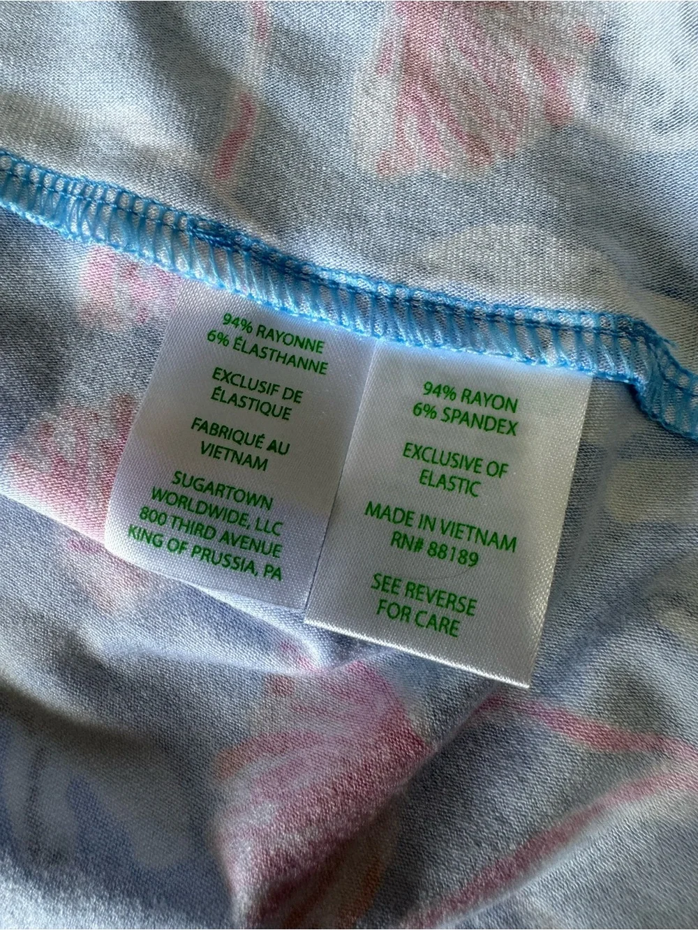 Lilly Pulitzer Blue Floral Maxi Dress with Pink Accents - Picture 5 of 9